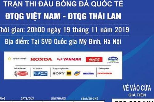 VFF bất ngờ đưa ra khuyến cáo trước thông tin xuất hiện khoảng 1.000 vé giả