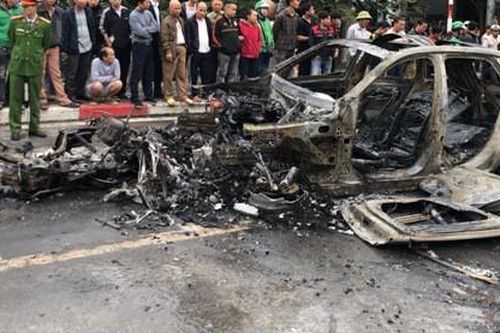 Danh tính các nạn nhân bị thương trong vụ xe Mercedes đâm liên hoàn bốc cháy đã được xác định