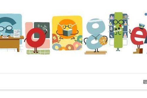 Biểu tượng đẹp mắt của Google tri ân các nhà giáo