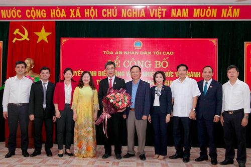 Tòa án nhân dân tối cao bổ nhiệm nhân sự mới