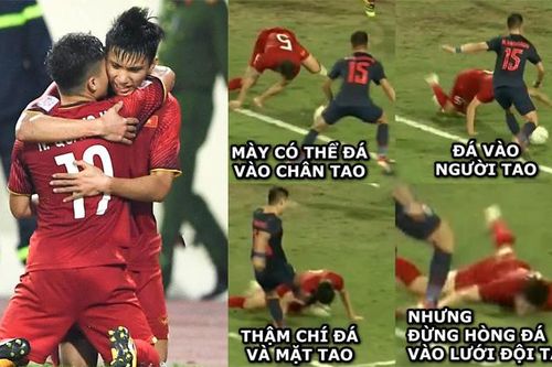 Không chỉ ngợi khen tấm tắc, dân mạng ví Văn Hậu như 'chiến binh' sau màn lấy thân mình che bóng quả cảm