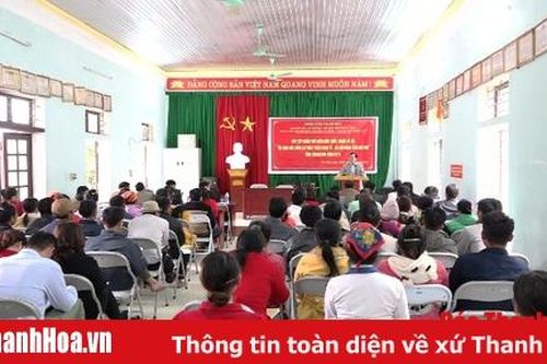 Tập huấn, tuyên truyền nội dung một số văn bản luật cho đồng bào Khơ Mú huyện Mường Lát