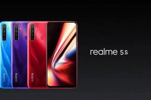 Realme 5s chính thức trình làng với pin 'khủng', 4 camera sau