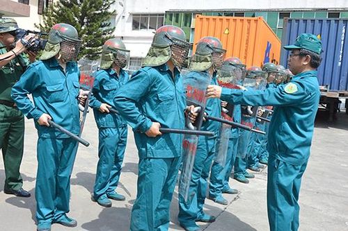 Xây dựng lực lượng dân quân thường trực KCN vững mạnh rộng khắp