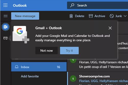 Microsoft đã hỗ trợ Gmail, Google Drive và Calendar trên Outlook.com