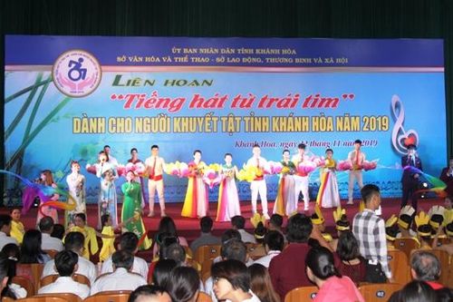 Khánh Hòa: Liên hoan Tiếng hát dành cho người khuyết tật