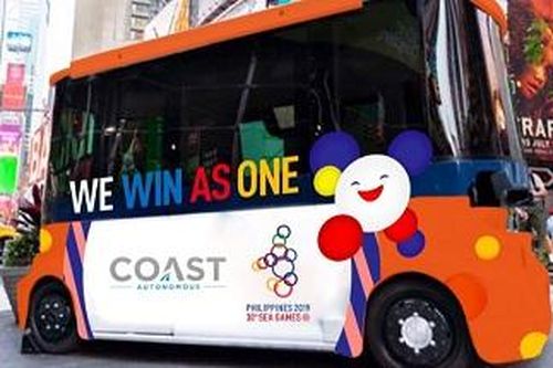 SEA Games 30 sử dụng xe buýt không người lái
