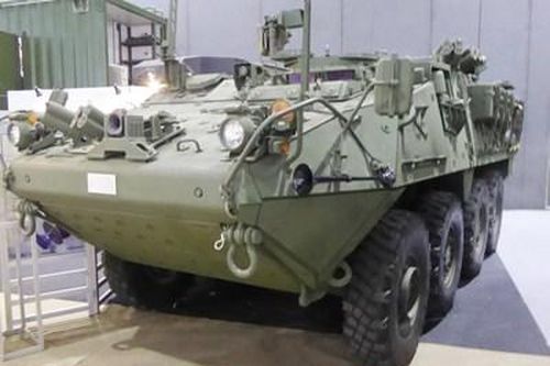 Thái Lan lần đầu trưng bày xe bọc thép Stryker