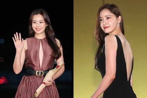 'Nữ thần' Yoona lưng trần nuột nà quyến rũ, Honey Lee mặc váy khoét ngực tinh tế trên thảm đỏ