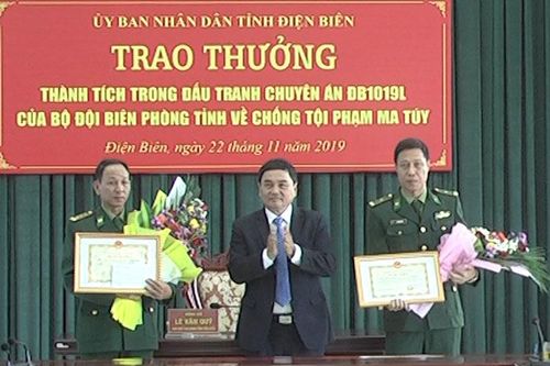 UBND tỉnh trao thưởng thành tích trong đấu tranh Chuyên án 1019L