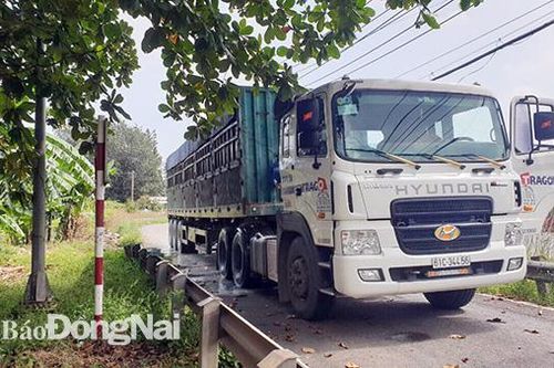 Phát hiện một xe chở quá tải hơn 300%