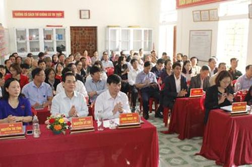 Đại biểu HĐND tỉnh tiếp xúc cử tri