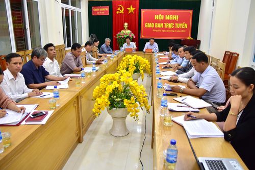 Ban Tổ chức Trung ương Đảng tổ chức hội nghị trực tuyến góp ý các dự thảo văn bản