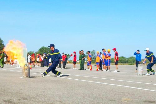 Huyện đảo Phú Quốc tổ chức hội thao kỹ thuật chữa cháy và cứu nạn cứu hộ