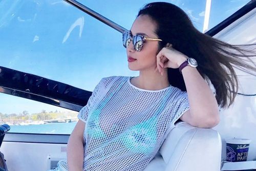 Vóc dáng Jennifer Phạm khi mang bầu lần thứ 4