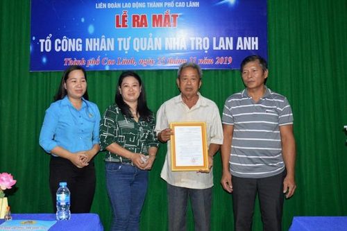Ra mắt Tổ công nhân tự quản nhà trọ thứ 9