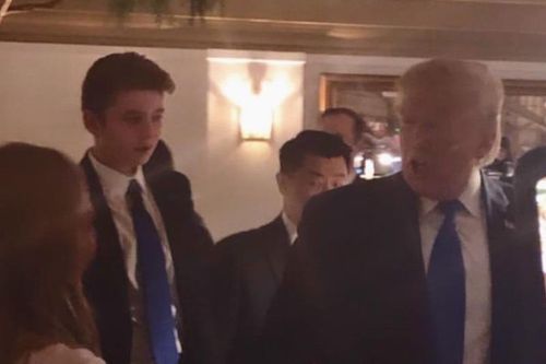 Barron Trump đã cao hơn bố