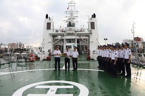 Tàu Cảnh sát biển 8002 lên đường thăm và giao lưu với Lực lượng bảo vệ bờ biển Nhật Bản