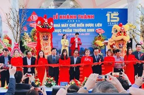 Khánh thành Cụm nhà máy chế biến dược liệu, thực phẩm Trường Sinh