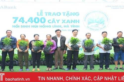 SeABank hỗ trợ Nghi Xuân 'hồi sinh' khu vực rừng bị cháy