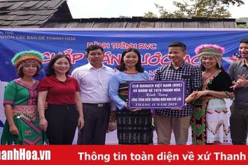 Khánh thành, bàn giao điểm trường mầm non bản Ché Lầu, xã Na Mèo (Quan Sơn)
