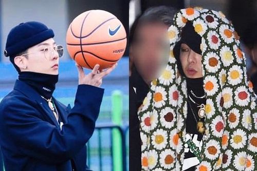 G-Dragon trùm chăn hoa cúc dự sự kiện sau khi xuất ngũ