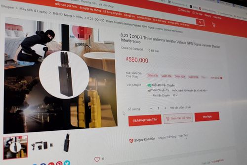 Máy phá sóng di động vẫn được bán trên Shopee