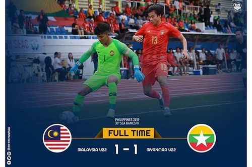 U22 Malaysia 1-1 U22 Myanmar: Giằng co quyết liệt, chia điểm trong tiếc nuối