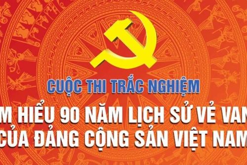 Hơn 84.500 lượt người dự Cuộc thi trắc nghiệm tìm hiểu 90 năm lịch sử vẻ vang của Đảng