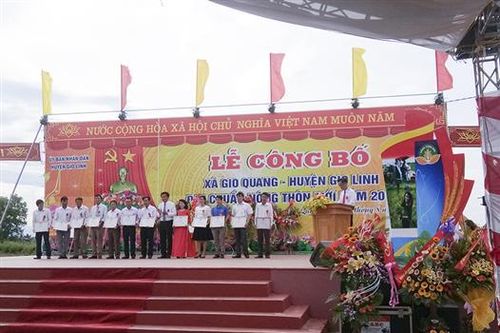 Mặt trận xã Gio Quang chung tay xây dựng nông thôn mới