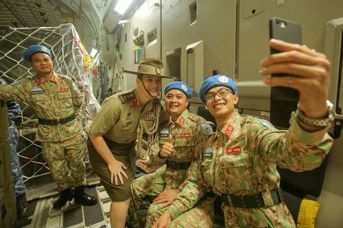 Không quân Australia đưa y bác sĩ Việt Nam sang Nam Sudan bằng C-17
