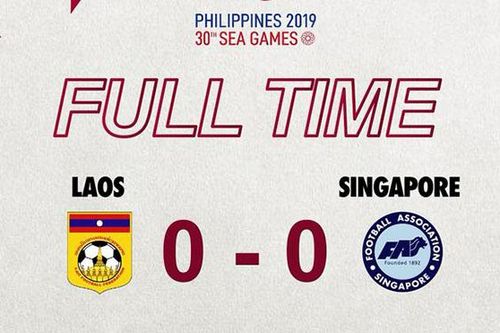 U22 Lào 0-0 U22 Singapore: Lào chơi quá kiên cường trước đối thủ trên cơ, U22 Việt Nam phải coi chừng