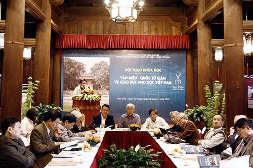 Hội thảo khoa học 'Văn Miếu - Quốc Tử Giám và giáo dục Nho học Việt Nam'