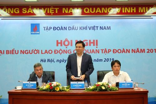 Tổng giám đốc PVN Lê Mạnh Hùng đối thoại với người lao động Cơ quan Tập đoàn năm 2019