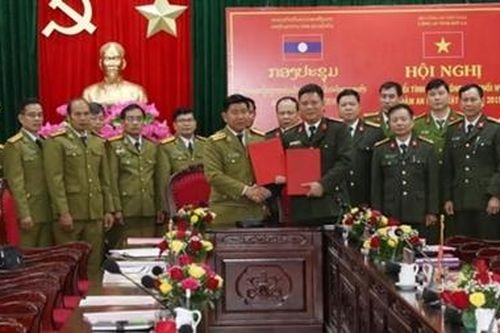 Công an tỉnh Sơn La phối hợp bảo đảm ANTT với Công an các tỉnh của Lào