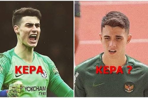 U22 Indonesia gây sốt với thủ môn điển trai giống hệt Kepa