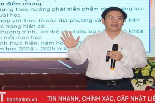 Hà Tĩnh triển khai chương trình giáo dục phổ thông cấp tiểu học