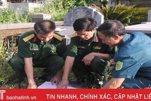 Hà Tĩnh có 167/262 xã, phường, thị trấn đã vẽ bản đồ quy tập hài cốt liệt sĩ