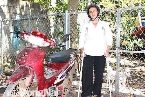 Người phụ nữ tật nguyền tham gia hiến máu 56 lần