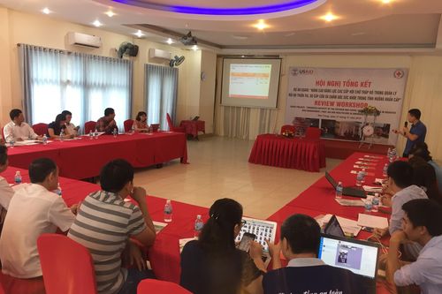 Tổng kết dự án nâng cao năng lực của các cấp hội chữ thập đỏ