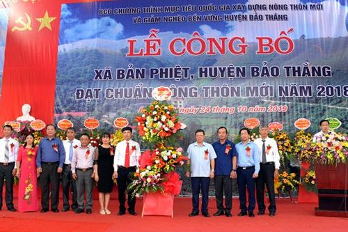 Lào Cai thêm 5 xã đạt chuẩn nông thôn mới
