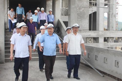 Dự án xây dựng khu hành chính huyện Đồng Hỷ đang chậm tiến độ