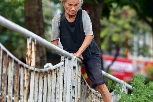 Hà Nội: Có nhà, có con cháu, cụ bà 74 tuổi vẫn thích sống tạm bợ dưới gầm cầu