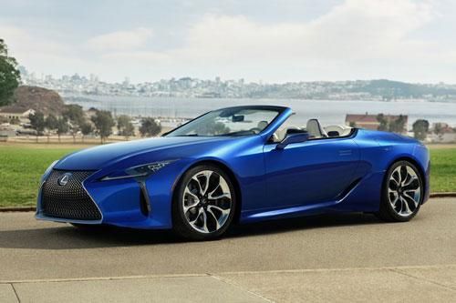 Cận cảnh Lexus LC500 Convertible 2021: Công suất 471 mã lực, đóng/mở mui 15 giây