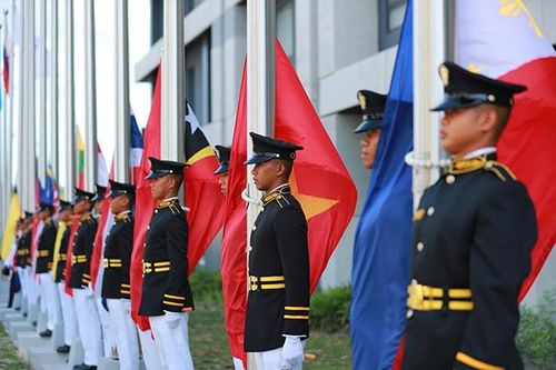 Nghiêm trang lễ thượng cờ SEA Games 30