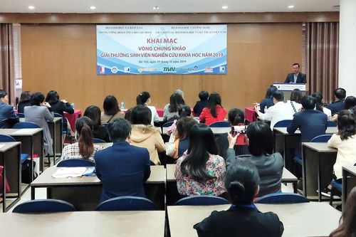 Khai mạc vòng chung khảo Giải thưởng Sinh viên nghiên cứu khoa học 2019