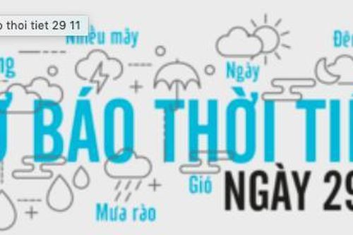 Dự báo thời tiết ngày 29/11: Hà Nội đông về giấu nắng nơi nao?