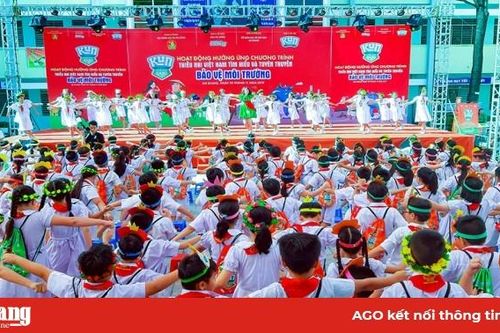 Sôi nổi các hoạt động hưởng ứng Chương trình 'Thiếu nhi Việt Nam tìm hiểu và tuyên truyền bảo vệ môi trường'