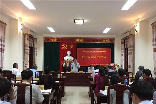 Thường trực HĐND tỉnh Quảng Trị họp phiên thứ 36