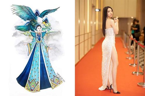 Hé lộ bản thiết kế trang phục của Á hậu Thúy An khi tham dự Miss Intercontinental